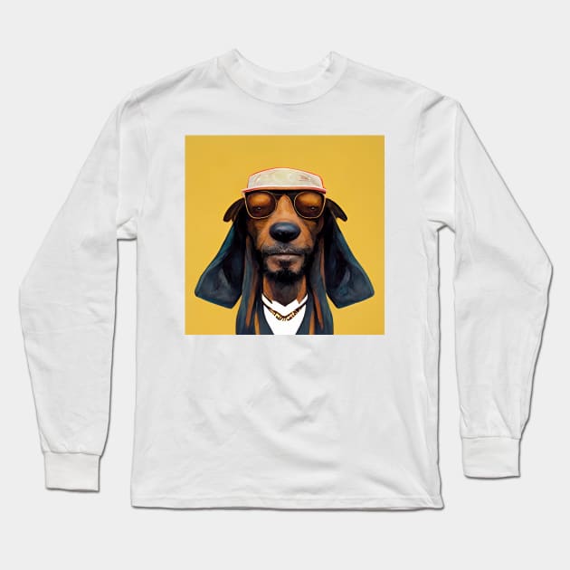 Professional Rapper Doug Long Sleeve T-Shirt by dlbatescom